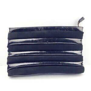 Bodhi Medium Soft Leather Clutch‎ in Black - Size 8.5 x 14 x 2